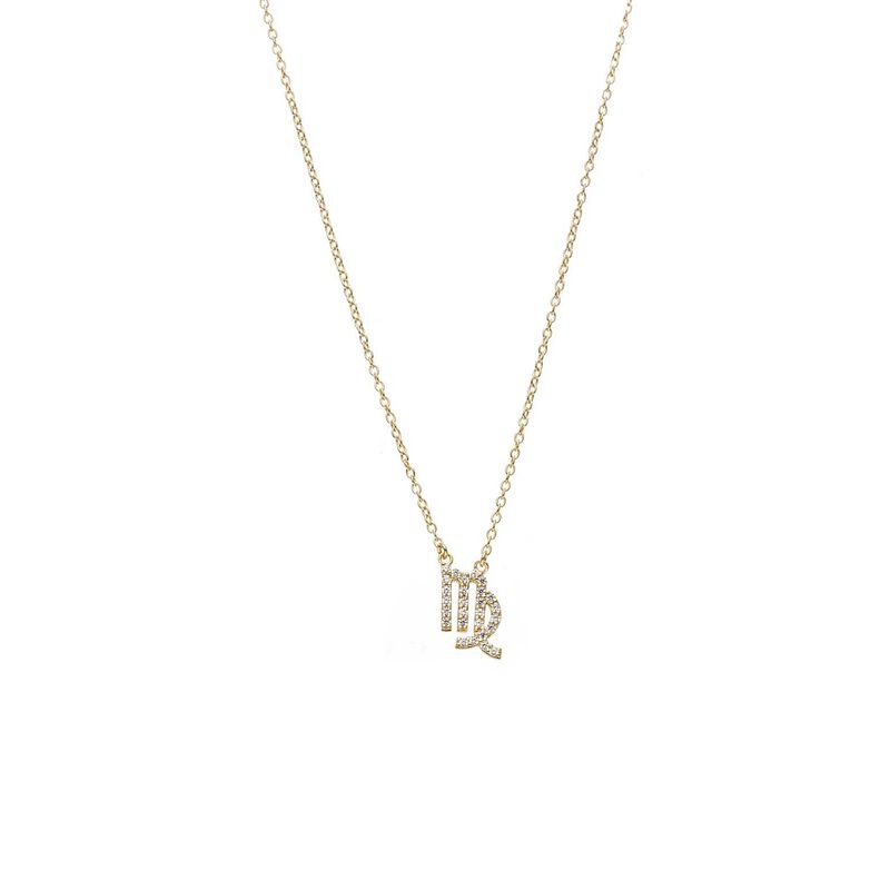 Silk & Steel Virgo Necklace image number 0